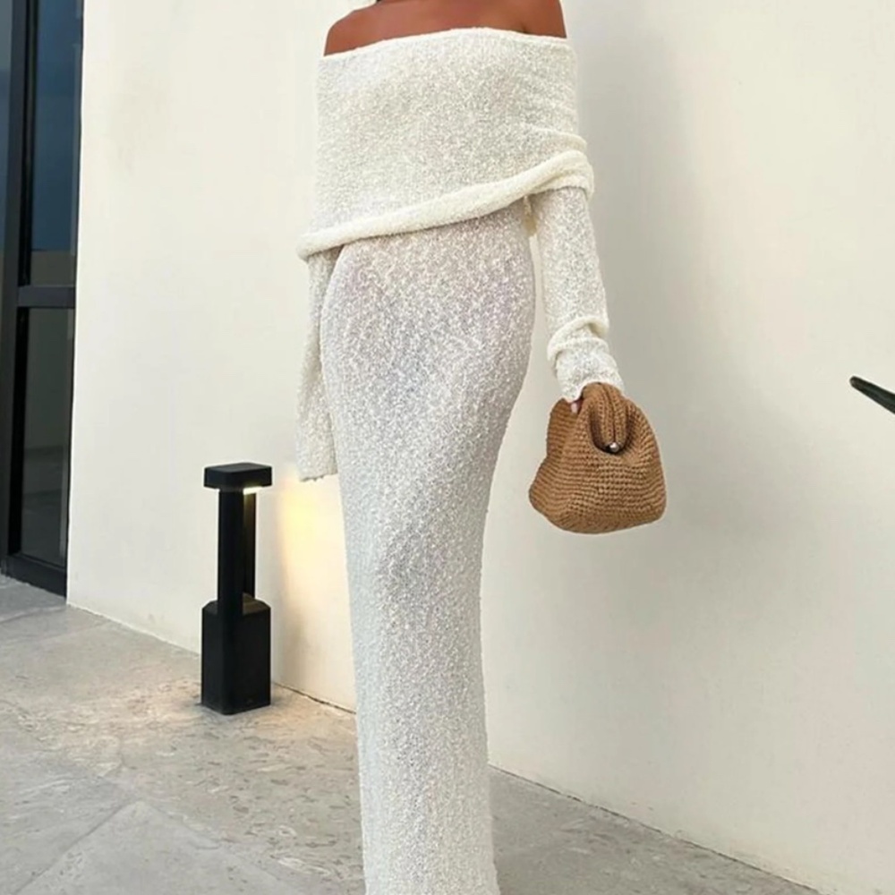 Meshki Marisol Dress-Ivory